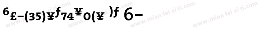 GrundfosTheSans OT 6字体转换